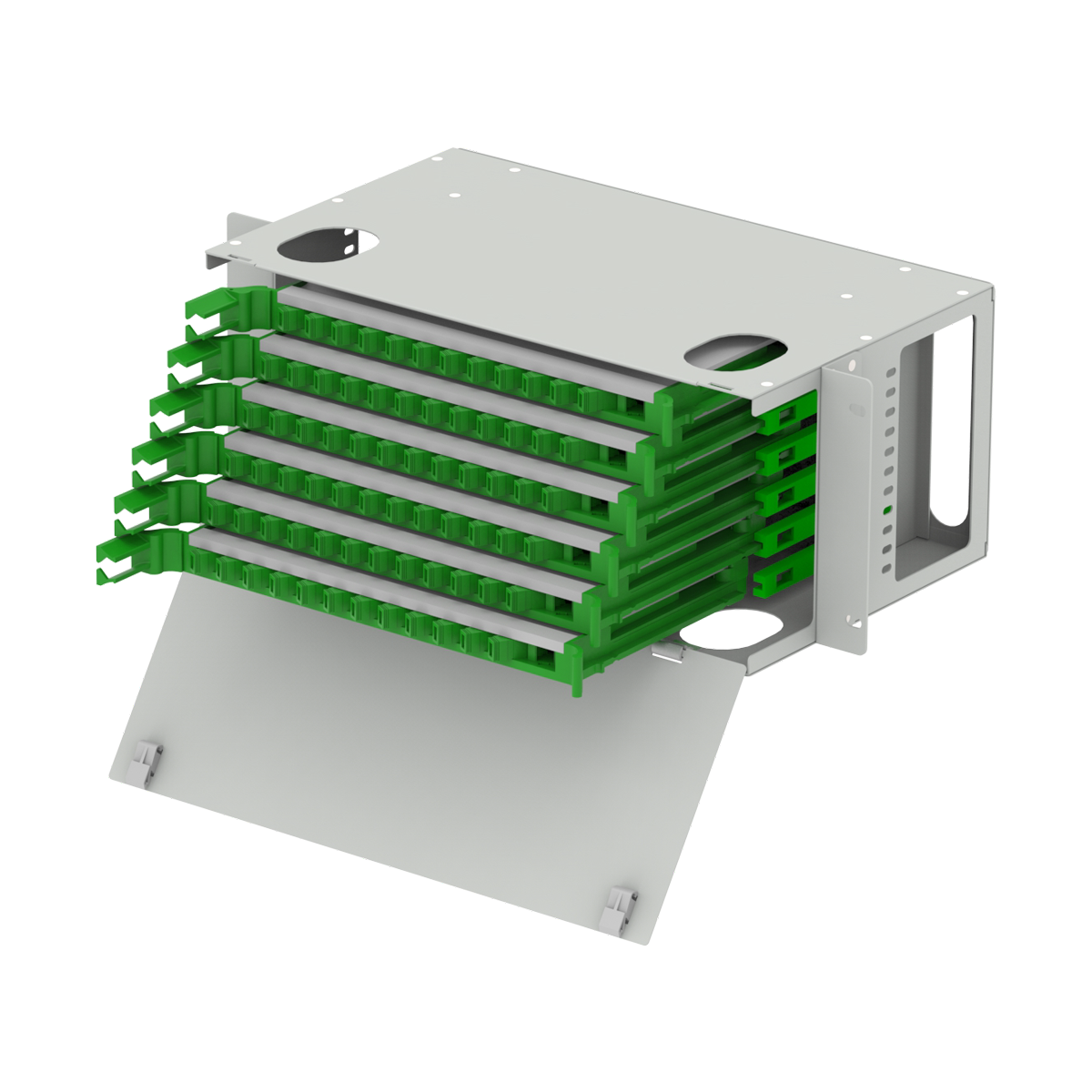 Patch Panel 24 puertos SC/LC/E2000/FC rack 19